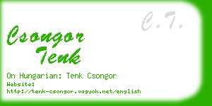 csongor tenk business card